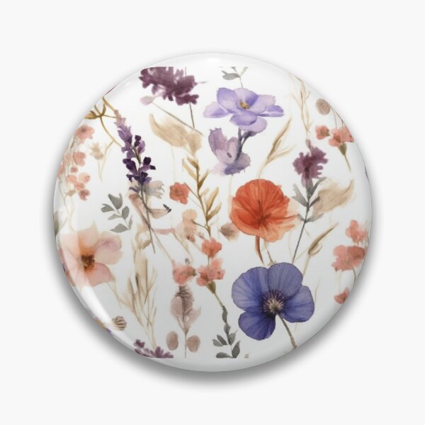 Item preview, Flores Prensadas, Flores Silvestres Cottagecore designed and sold by StrepckPatterns.