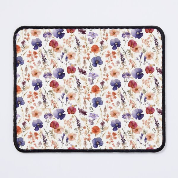 Aperçu de l'œuvre Fleurs pressées, fleurs sauvages Cottagecore créée et vendue par StrepckPatterns.
