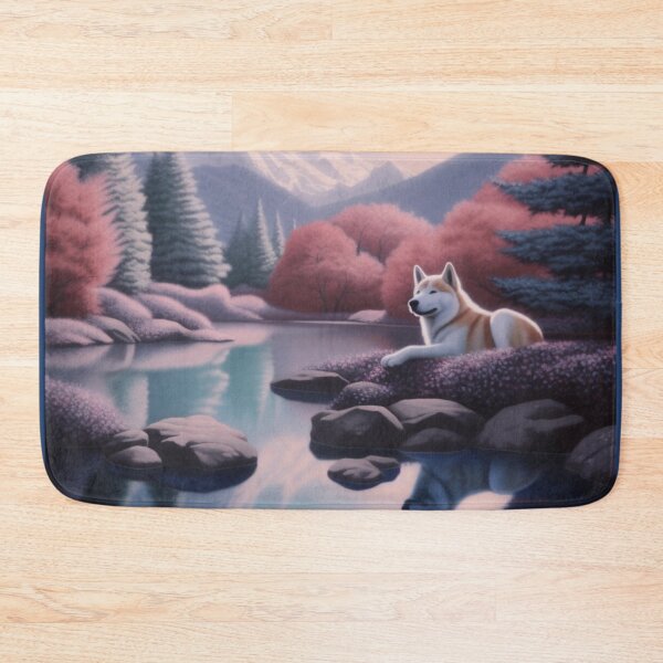 Item preview, Serene Canine Reflections: Colorful Fantasy Realism designed and sold by SynthPrint.