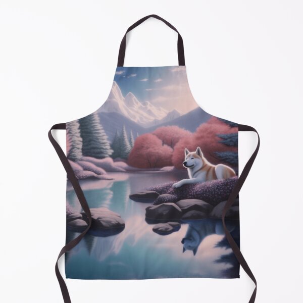 Item preview, Serene Canine Reflections: Colorful Fantasy Realism designed and sold by SynthPrint.