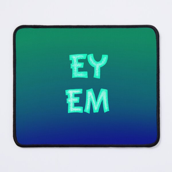 Item preview, Ey Em Pronouns Merch With Glitter Font designed and sold by ArtbyDannyGavin.