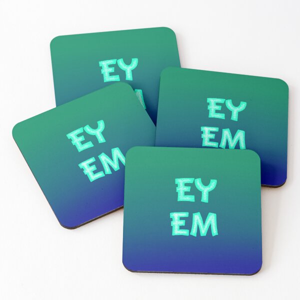 Item preview, Ey Em Pronouns Merch With Glitter Font designed and sold by ArtbyDannyGavin.
