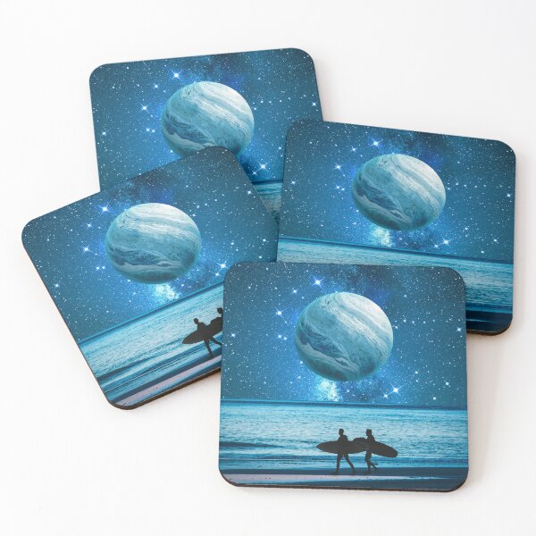 Item preview, Surfers Walking On Cosmic Beach  designed and sold by Yasmine khalifa.
