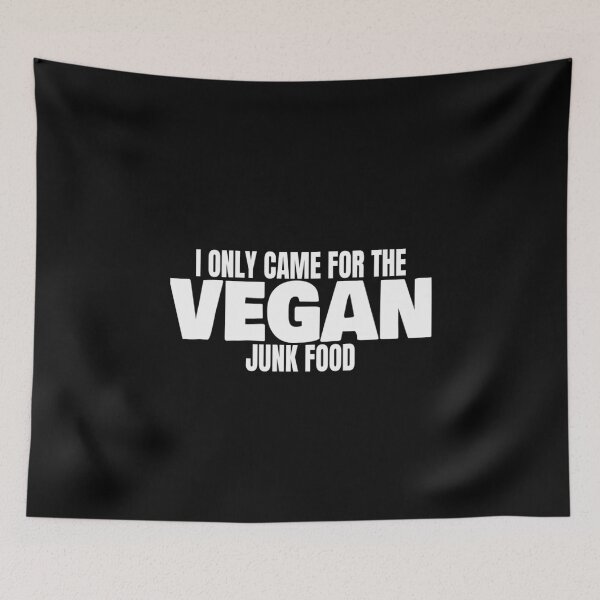 Item preview, Plant Based Veganism Vegan Junk Food Vegan Themed T Shirt Merch  designed and sold by PRINTS2HOT.
