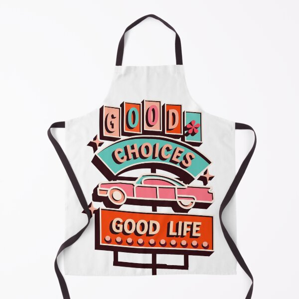 Item preview, Cute Design- Good Choices, Good life in Retro Style Colors designed and sold by PatriciaReyes.