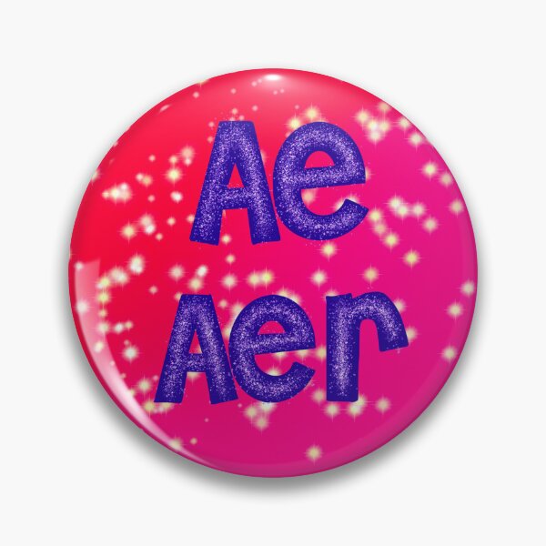 Item preview, Ae Aer Pronouns Merch With Glitter Font designed and sold by ArtbyDannyGavin.
