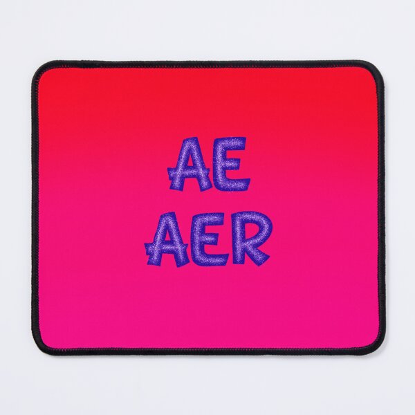 Item preview, Ae Aer Pronouns Merch With Glitter Font designed and sold by ArtbyDannyGavin.