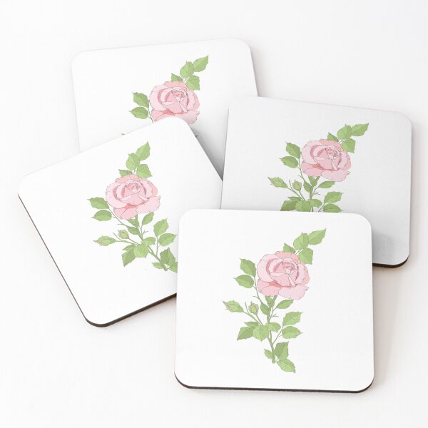 Item preview, One delicate pink rose designed and sold by Tasha-design.
