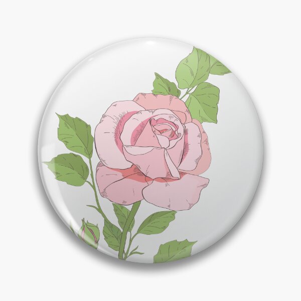 Item preview, One delicate pink rose designed and sold by Tasha-design.