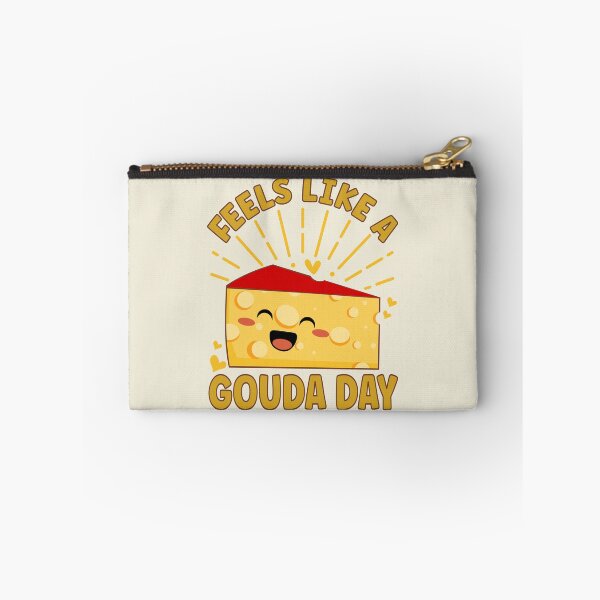 Item preview, Feels Like a Gouda Day| Cute and Funny Positive Gouda Cheese - Yellow designed and sold by PearlMoonGrapes.
