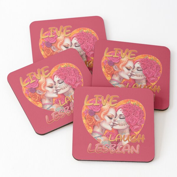 Artikelvorschau, Live Laugh Lesbian Sugar Skull Design entworfen und verkauft von danielliamgill.