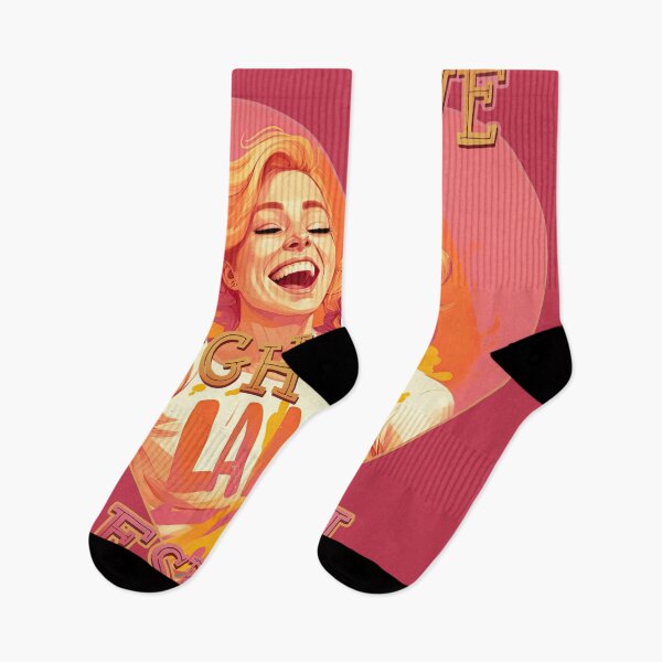 Aperçu de l'œuvre Live Laugh Lesbian Blonde Heart Design créée et vendue par danielliamgill.
