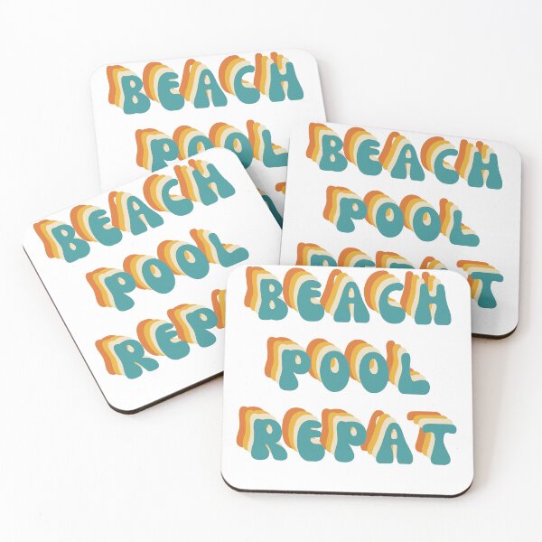 Item preview, beach pool repeat designed and sold by jkrphoto.