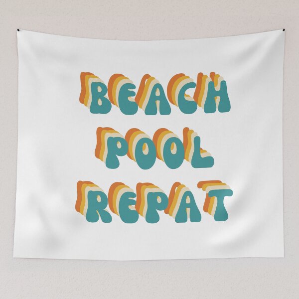Item preview, beach pool repeat designed and sold by jkrphoto.