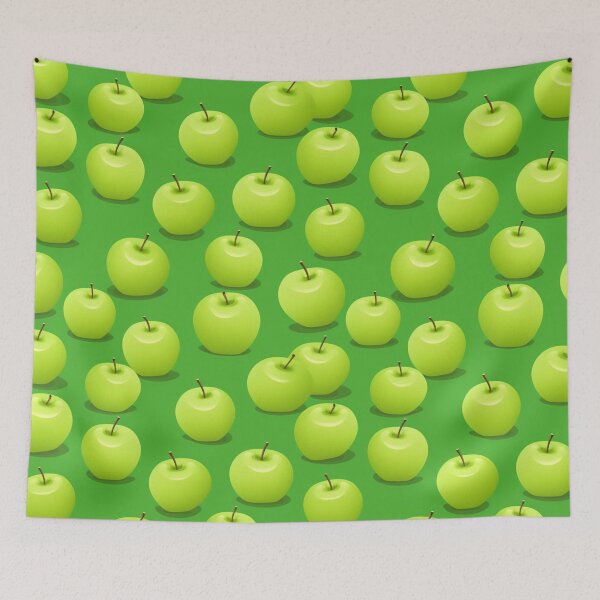 Item preview, Green apple pattern designed and sold by imagenia.