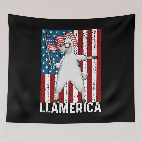 Item preview, Llamerica Funny American Llama designed and sold by Meliafroggy.