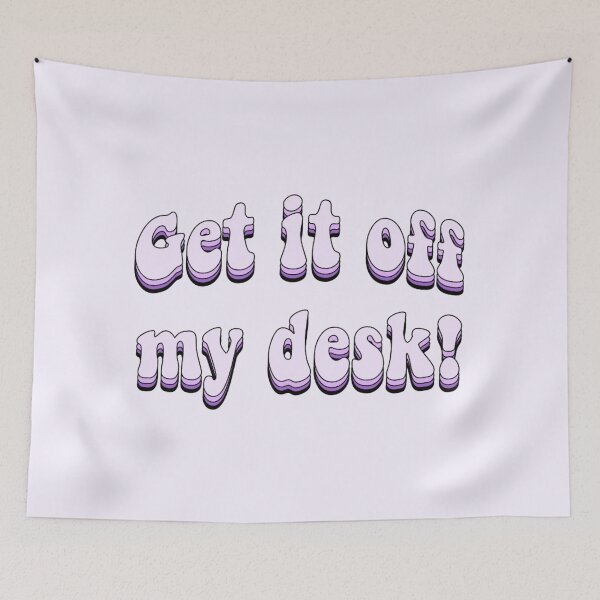 Item preview, Get It Off My Desk Lavender Haze designed and sold by Rachel Grace.