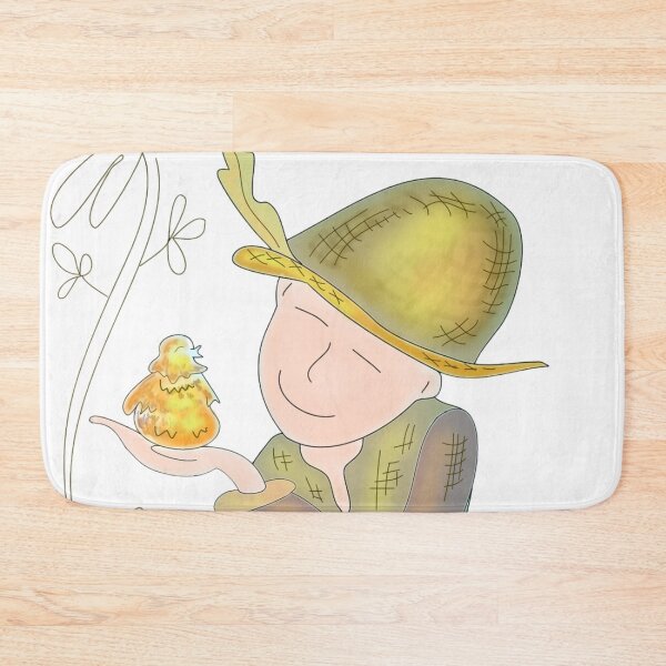 Item preview, the boy looks at the bird designed and sold by bonjourmadame4.
