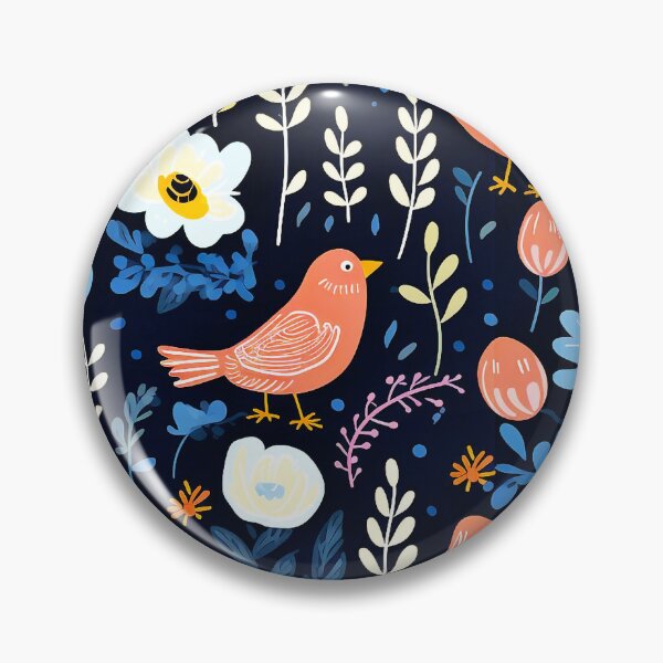Item preview, BIRDS AND FLORAL SPRING AND SUMMER FLOWER PATTERN Midjourney AI Artwork designed and sold by davidjulie.