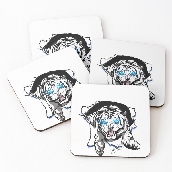 Item preview, White Tiger jumping out!!!! designed and sold by Michael Dijamco.