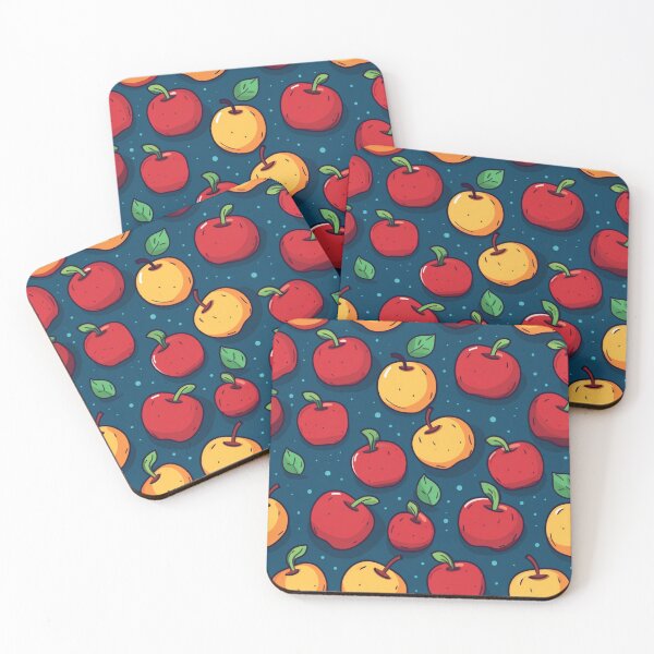 Item preview, Colored apple pattern designed and sold by imagenia.