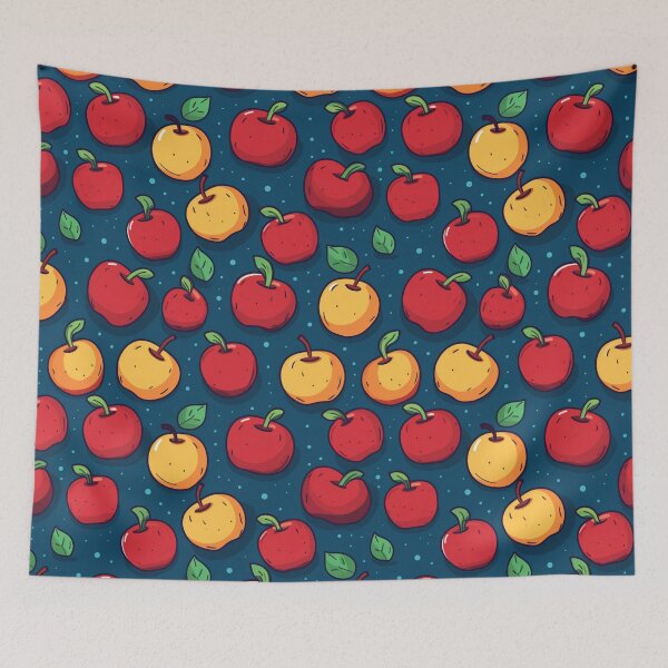 Item preview, Colored apple pattern designed and sold by imagenia.