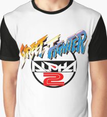 Street Fighter Alpha 2 Logo Graphic T-Shirt