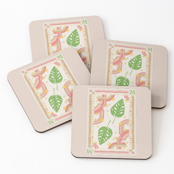 Item preview, Monstera Adasonii Monkey Mask Plant Playing Card Boho Illustration  designed and sold by Anna Grunduls.