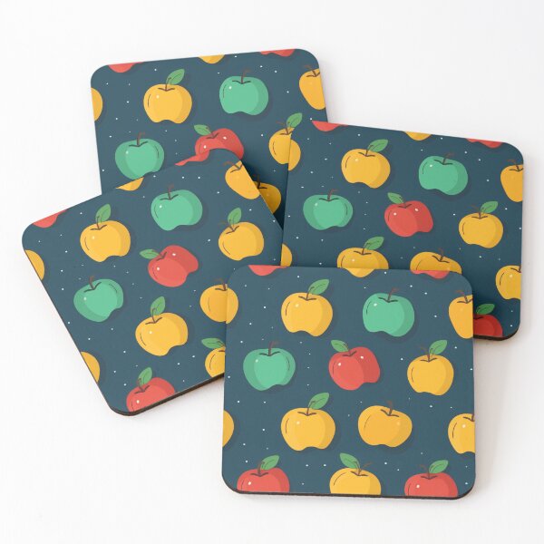 Item preview, Colored apple pattern designed and sold by imagenia.