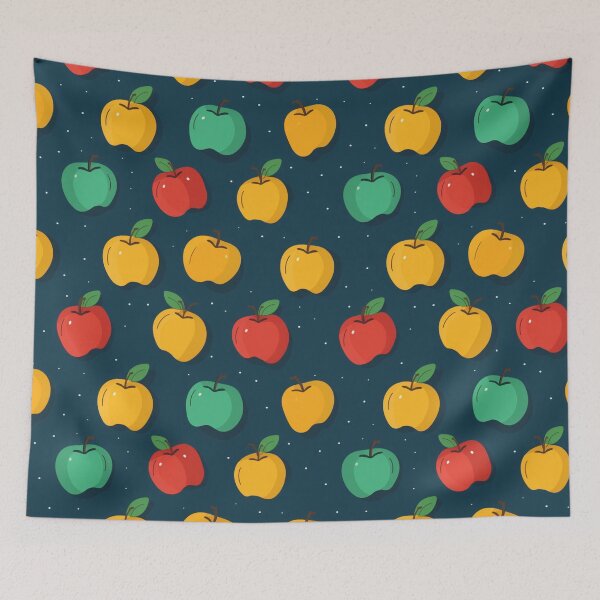Item preview, Colored apple pattern designed and sold by imagenia.