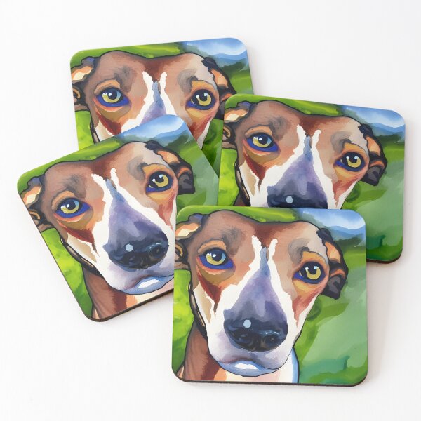 Item preview, Whippet Watercolour Portrait designed and sold by Ameiva-Apparel.