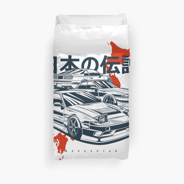 Légendes japonaises. 240Sx, Skyline, 300ZX Housse de couette