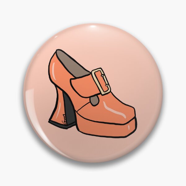 Item preview, Fluevog Original Munster Shoe Orange designed and sold by anne m bray.