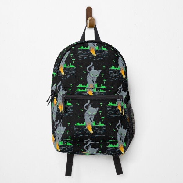 Item preview, alien cat protector of city designed and sold by MoreCasual.