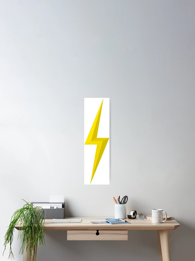 Thumbnail 2 of 3, Poster, Lighting Bolt designed and sold by RASUNED.