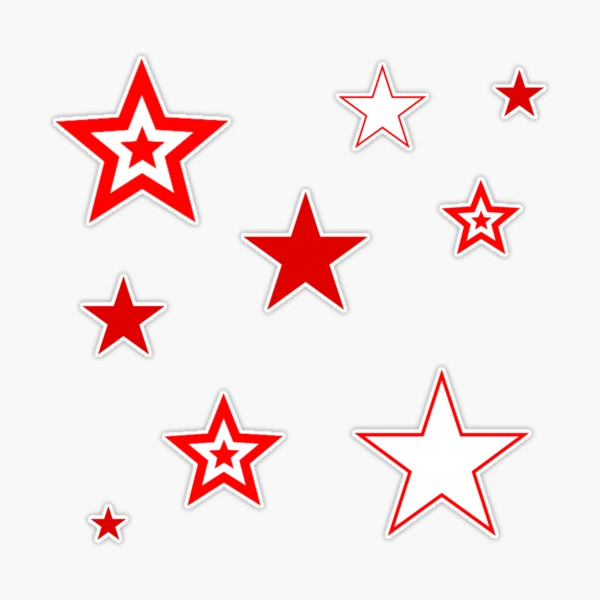 Star Stickers Pack (Dusk), 25 Count Sticker for Sale by Felpix