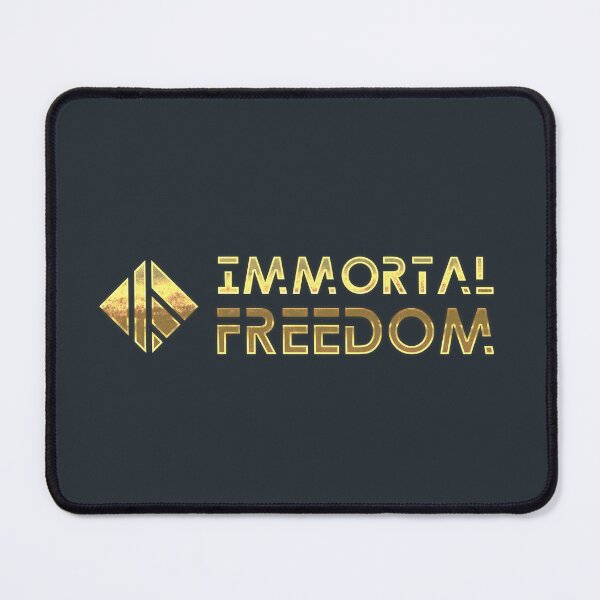 Artikelvorschau, Immortal Freedom Logo & Seitentitel – Gold entworfen und verkauft von Allen Christianson.