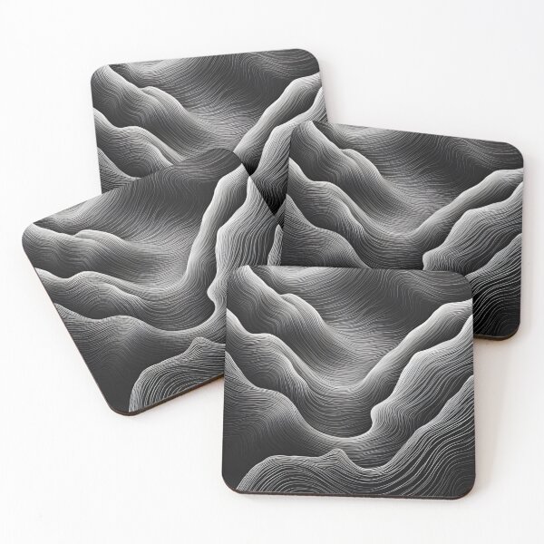 Item preview, Fluidity Unleashed: A Dance of Black Lines designed and sold by PeToCreative.