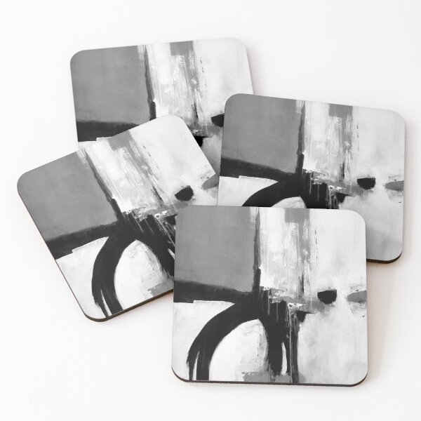 Item preview, Black white grey abstract  designed and sold by ElaSzczepaniak.