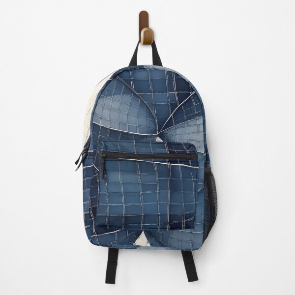 Item preview, Tranquil Reflections: Blue Interplay of Organic Lines designed and sold by PeToCreative.