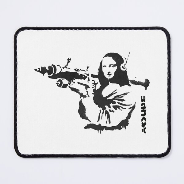Item preview, BANKSY Mona Lisa Bazooka designed and sold by inkstyl.