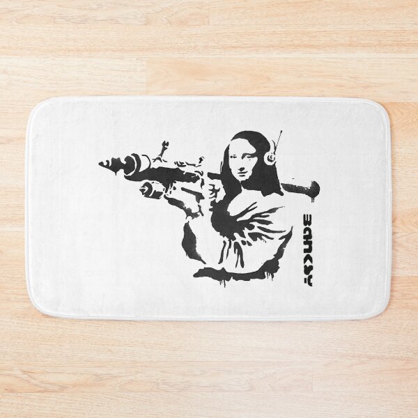 Item preview, BANKSY Mona Lisa Bazooka designed and sold by inkstyl.