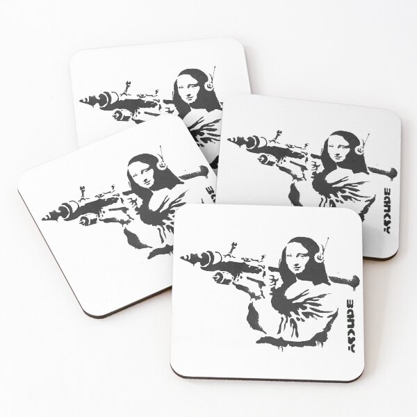 Item preview, BANKSY Mona Lisa Bazooka designed and sold by inkstyl.
