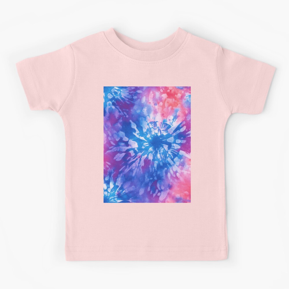 Liquid Blue Youth  Boston Red Sox Youth Pink Spiral Tie-Dye T