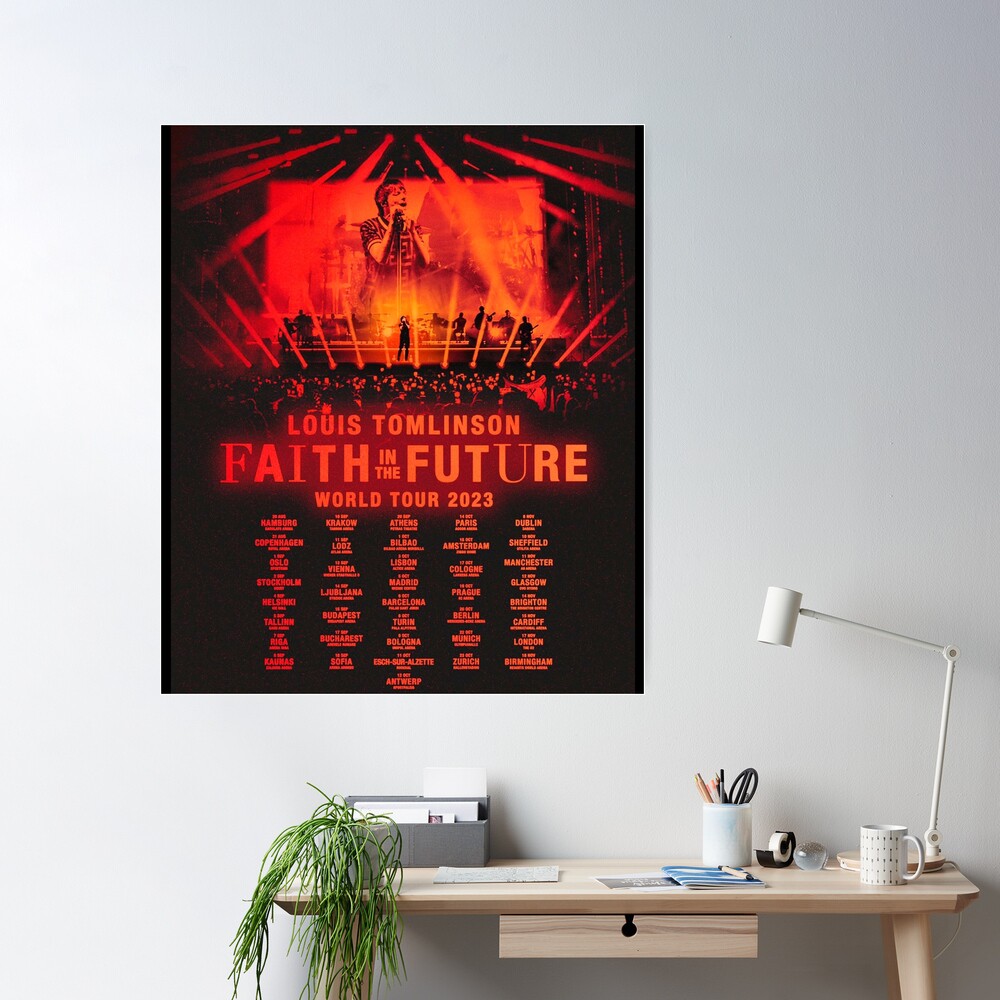 LOUIS TOMLINSON Faith in the Future 2023 North American Tour Poster Print