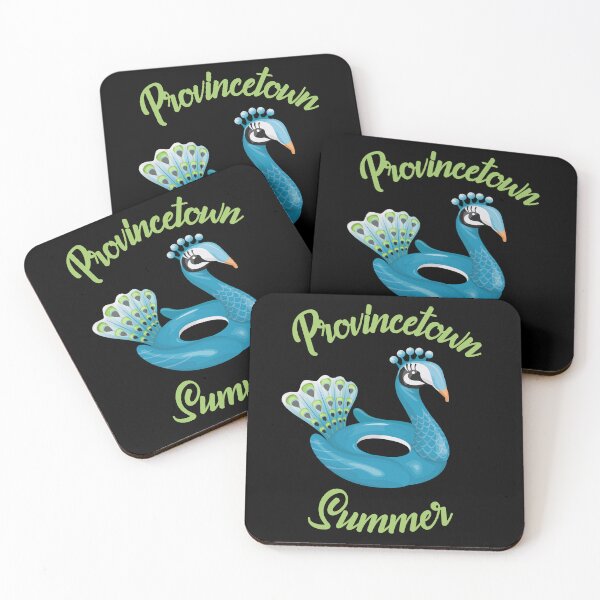 Item preview, Provincetown Summer - Peacock Pool Float designed and sold by WigOutlet.