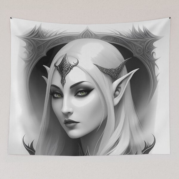 Item preview, Dark Fantasy Female Marbleborn Character 111 designed and sold by Inspire-Imagery.