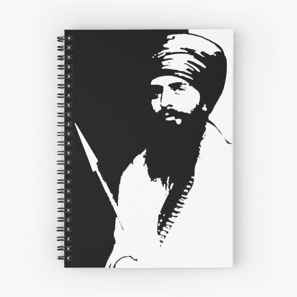Item preview, Sant Jarnail Singh Bhindranwale Black White designed and sold by inkstyl.