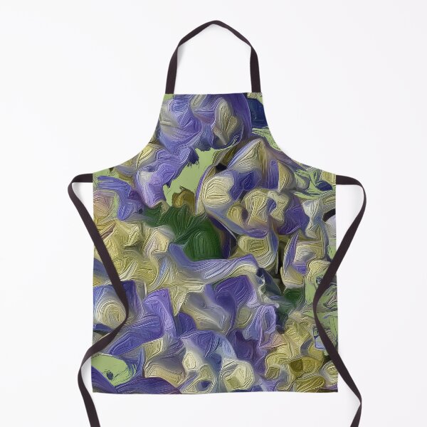 Item preview, All over abstract hydrangea print designed and sold by Susan Gallup.