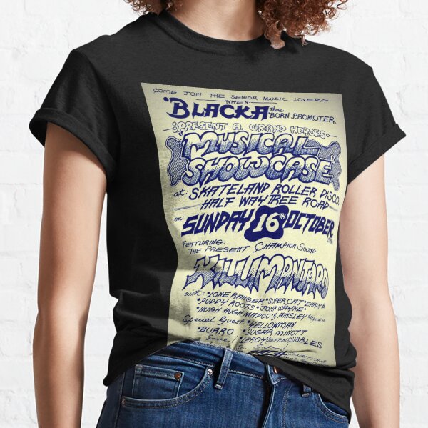 Killimanjaro Dancehall Soundsystem Flyer October 16 1983 Classic T-Shirt